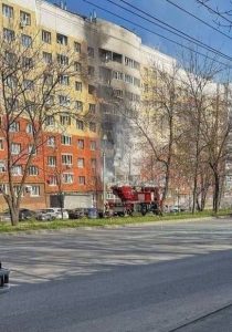 Беспилотник ВСУ врезался в жилой дом в Чебоксарах